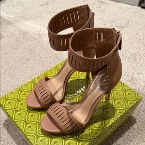 Gianni Bini Tan Strappy Heels